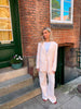 Line Linen Blazer - Light Pink
