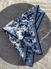 Nora Silk Scarf - Blue
