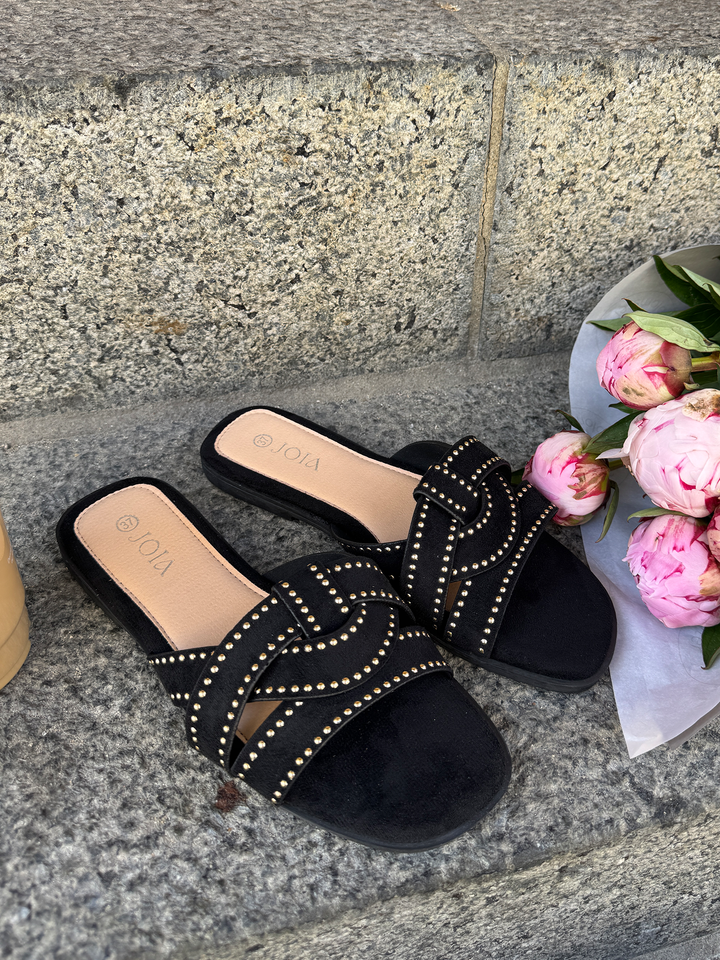 Johanne Stud Sandal - Black