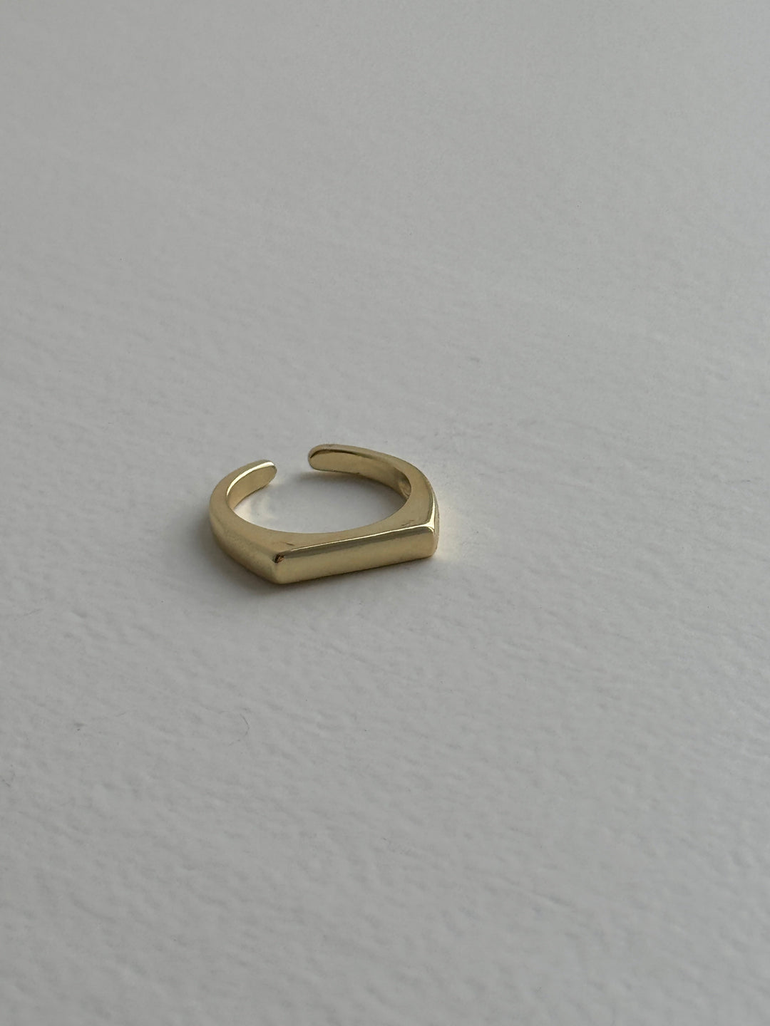 Filine Square Adjustable Ring - Gold