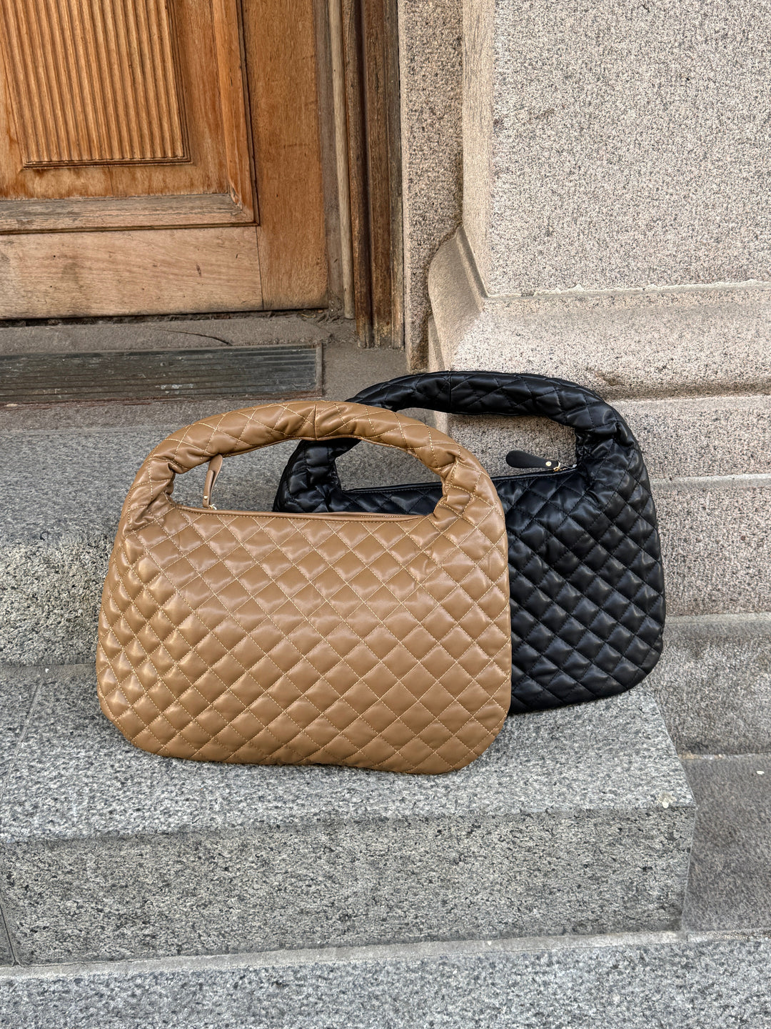 Rosa Quilt Bag - Black