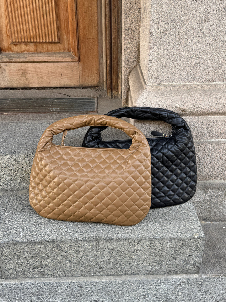 Rosa Quilt Bag - Taupe