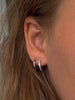 Amelia Square Earring 2-pack - Silver