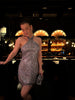 Amber Sequins Fringe Dress - Silver
