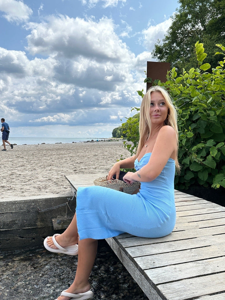 Olivia Dress - Sky Blue