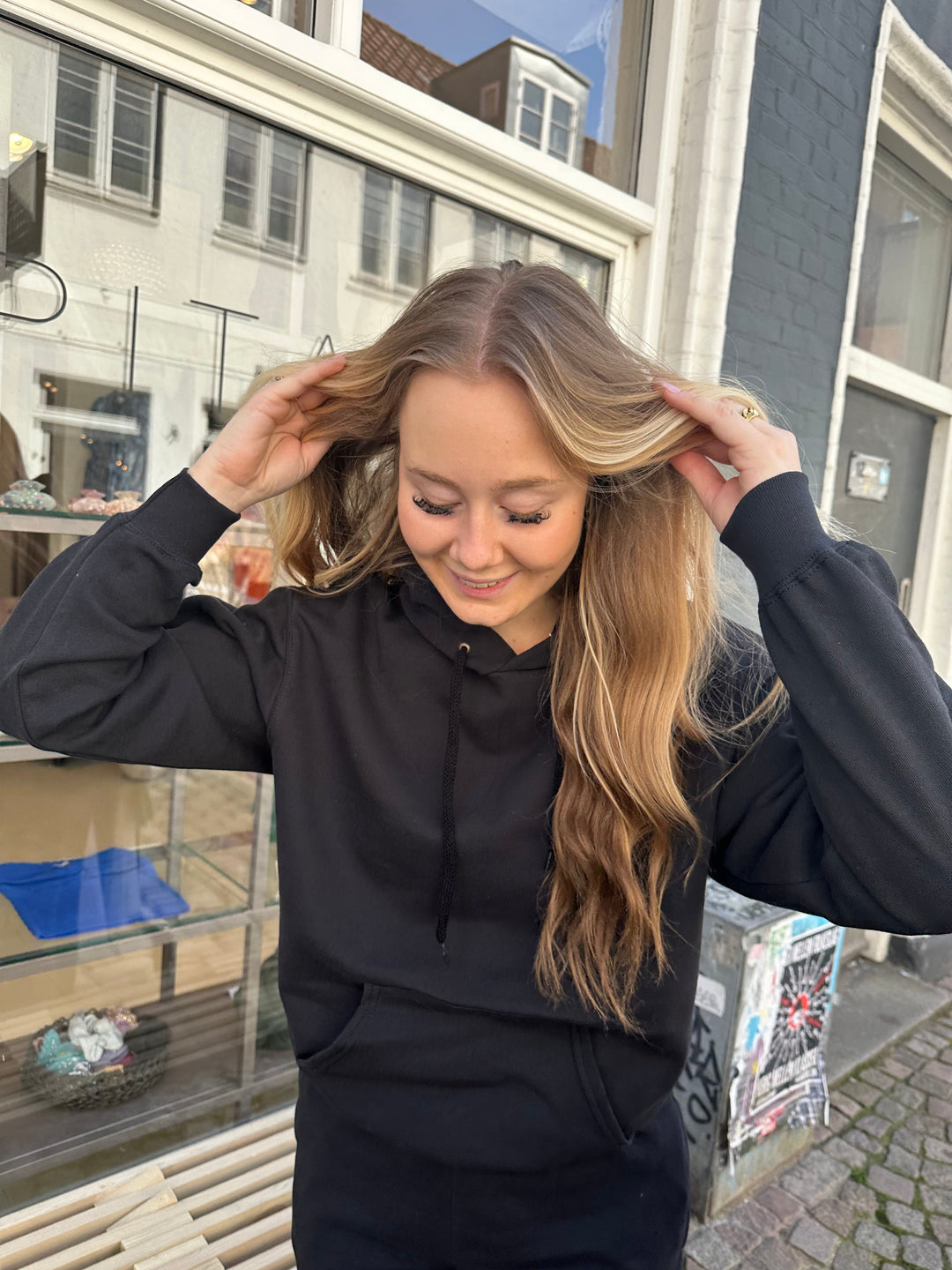 Hoodie, Fruit of The Loom - Black