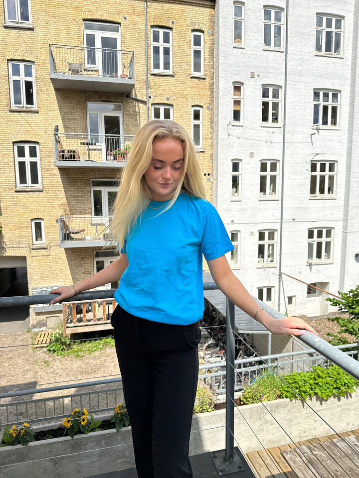 T-Shirt, Fruit of The Loom - Azure Blue