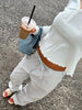 Thalia Loose Fit Pants - White Stripe