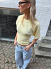 Klara Waisted Top - Butter Yellow