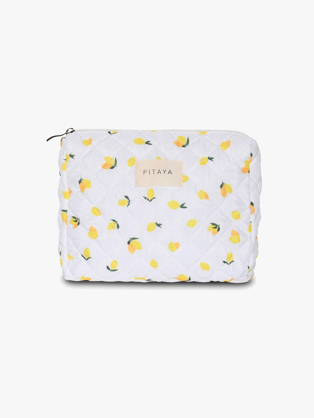 Medium Makeup Bag - Yellow Lemon