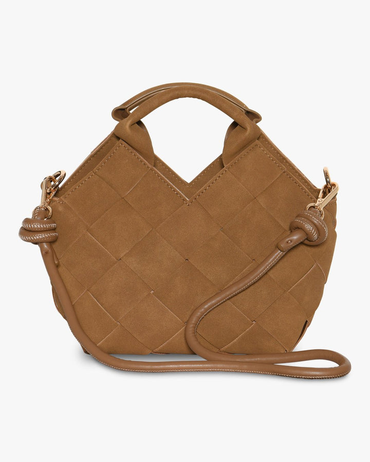 Marly Bag Small - Faux Suede Mocha Brown