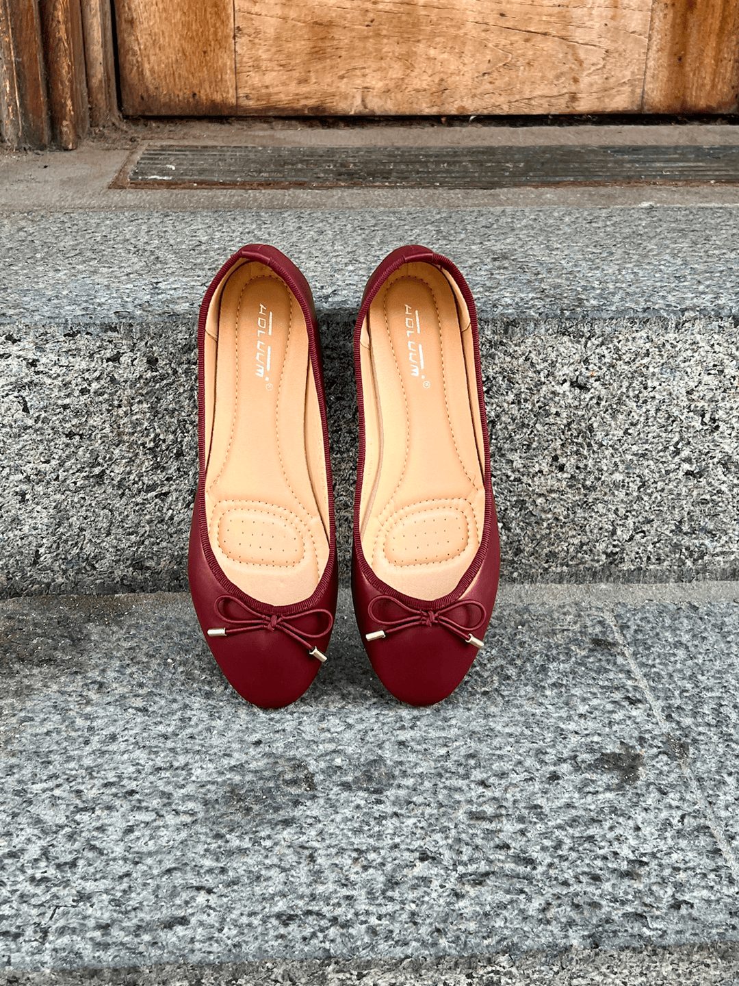 Agnete Ballerina - Burgundy
