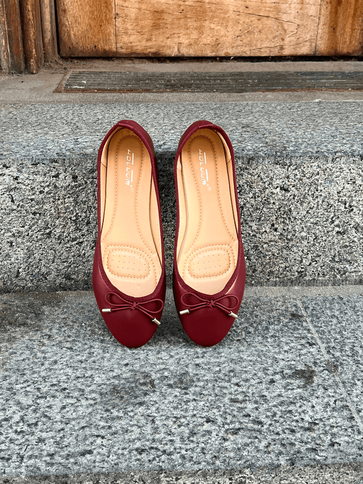 Agnete Ballerina - Burgundy