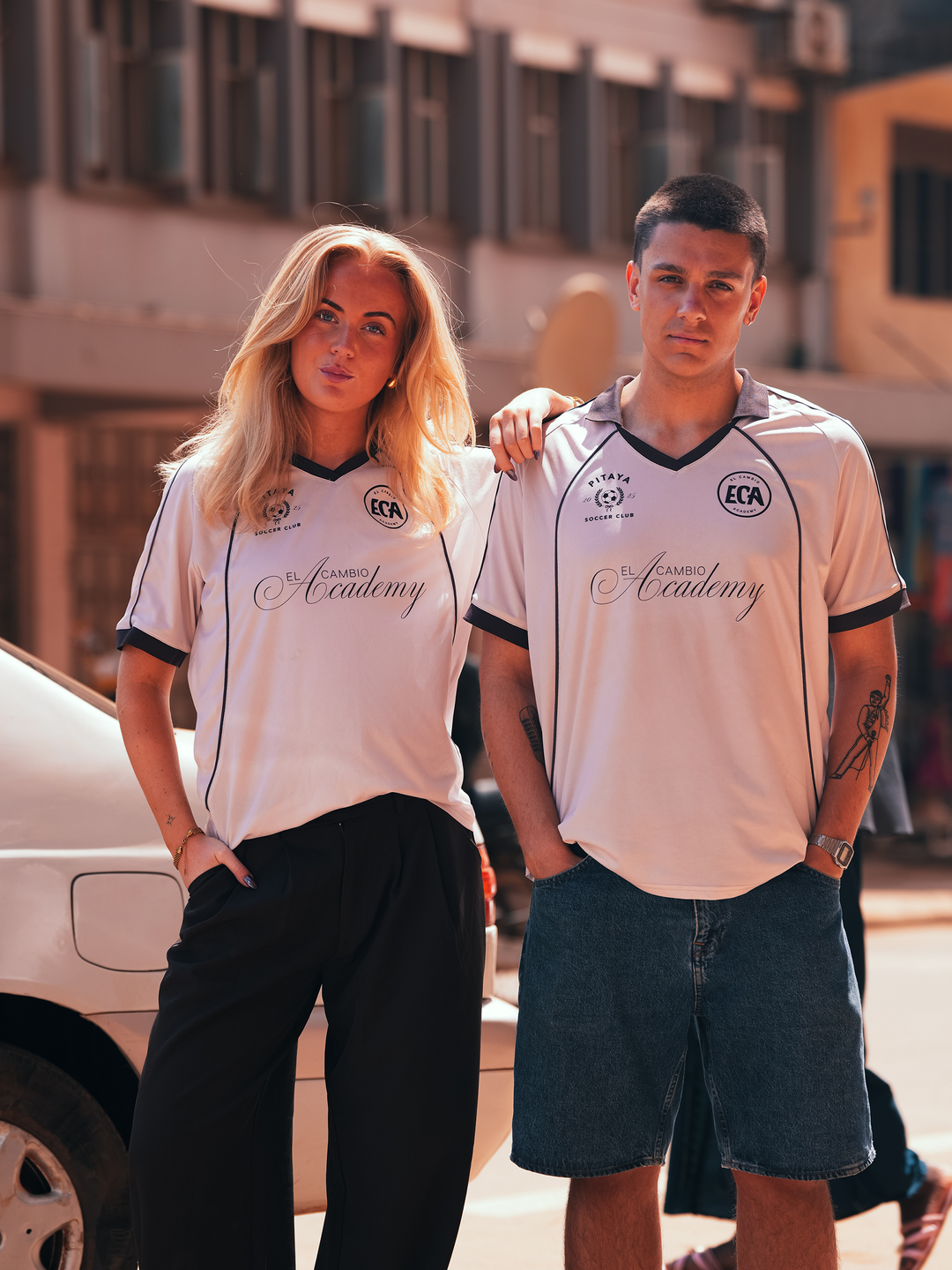Pitaya X El Cambio Football Jersey - Beige