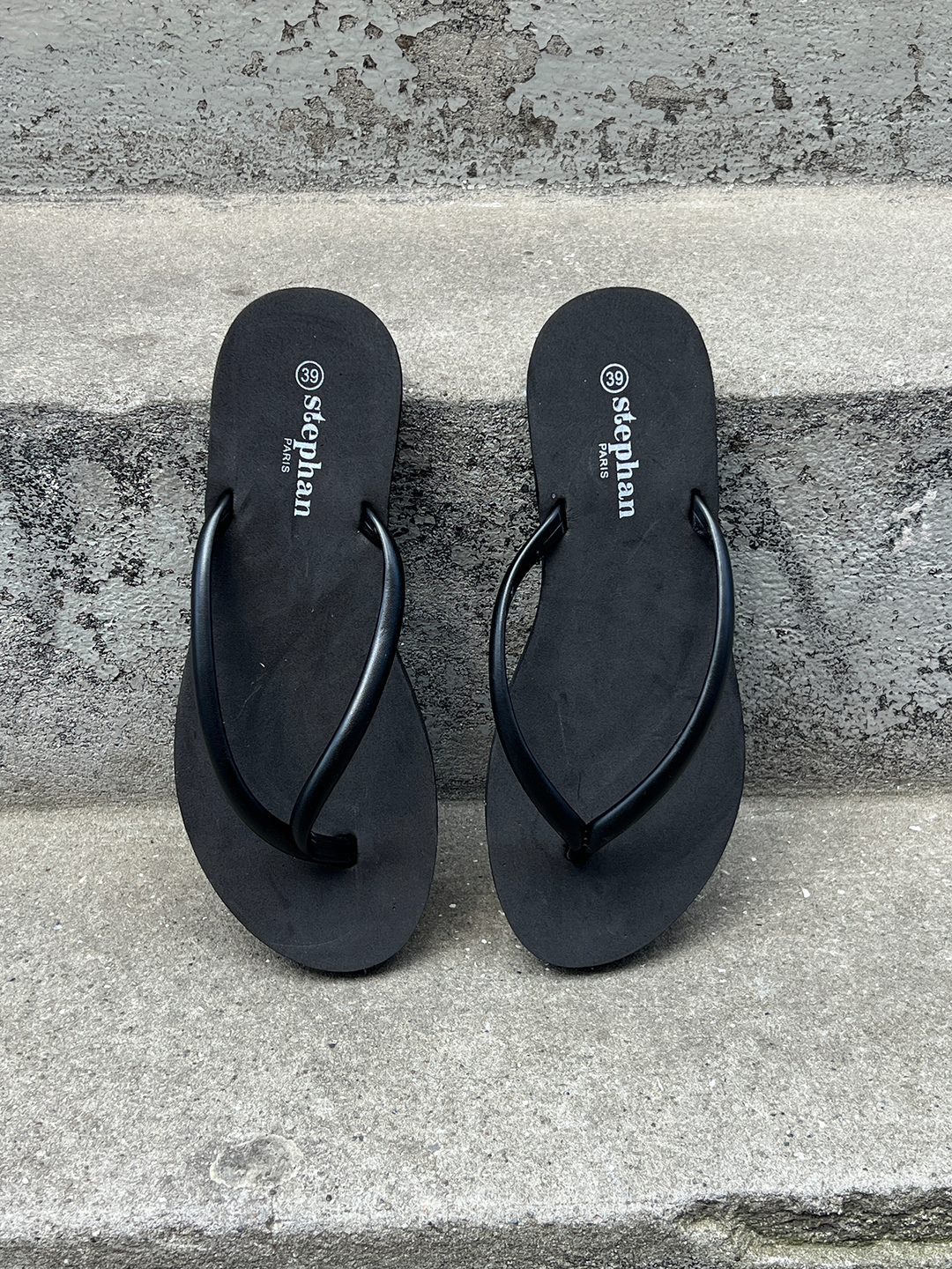 Noa Platform Flip-Flops - Black