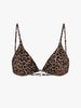 Elena Bikini Top - Black Leopard