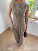 Nora Vest - Brown