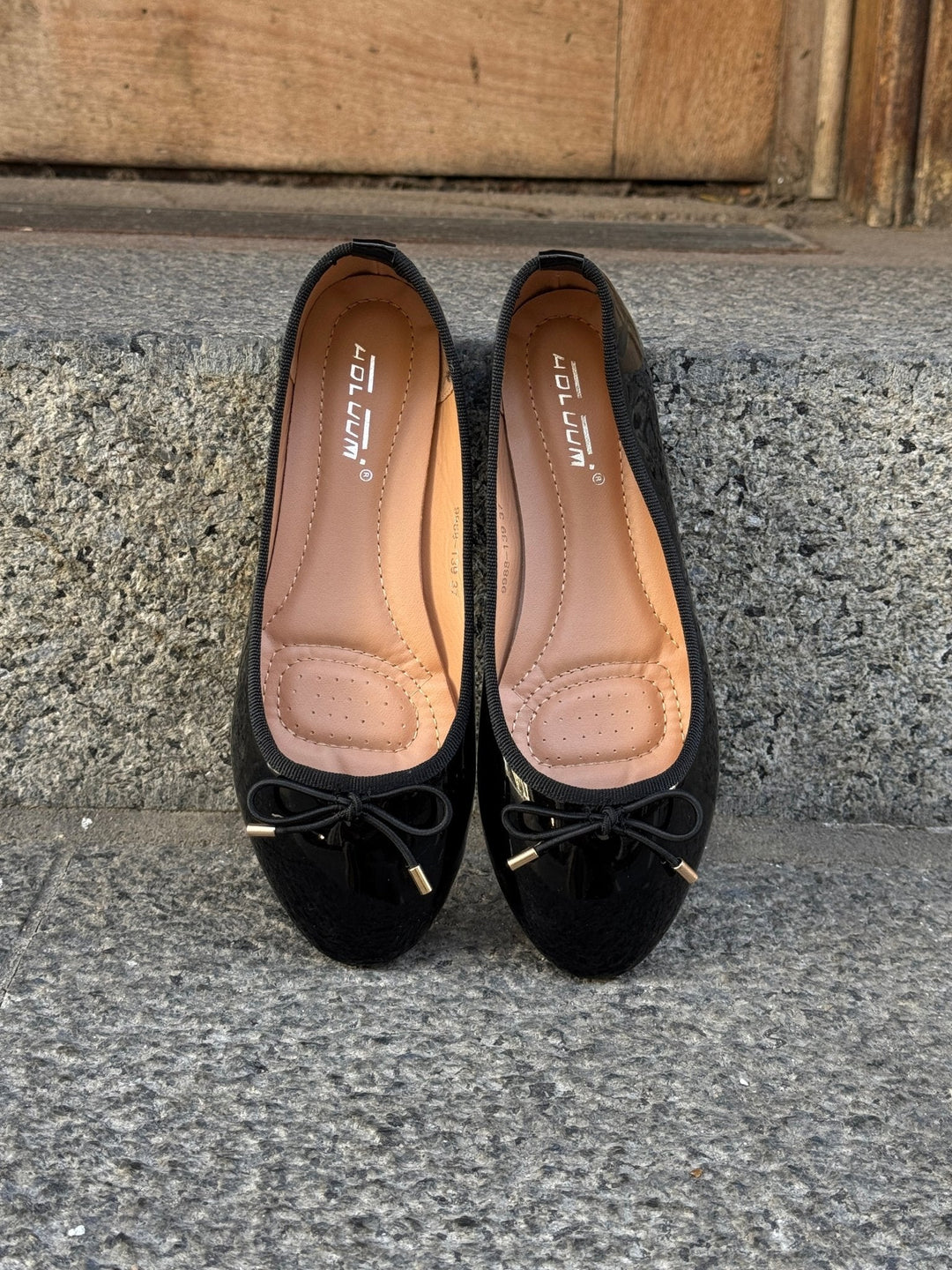 Sarah Shiny Ballerina - Black