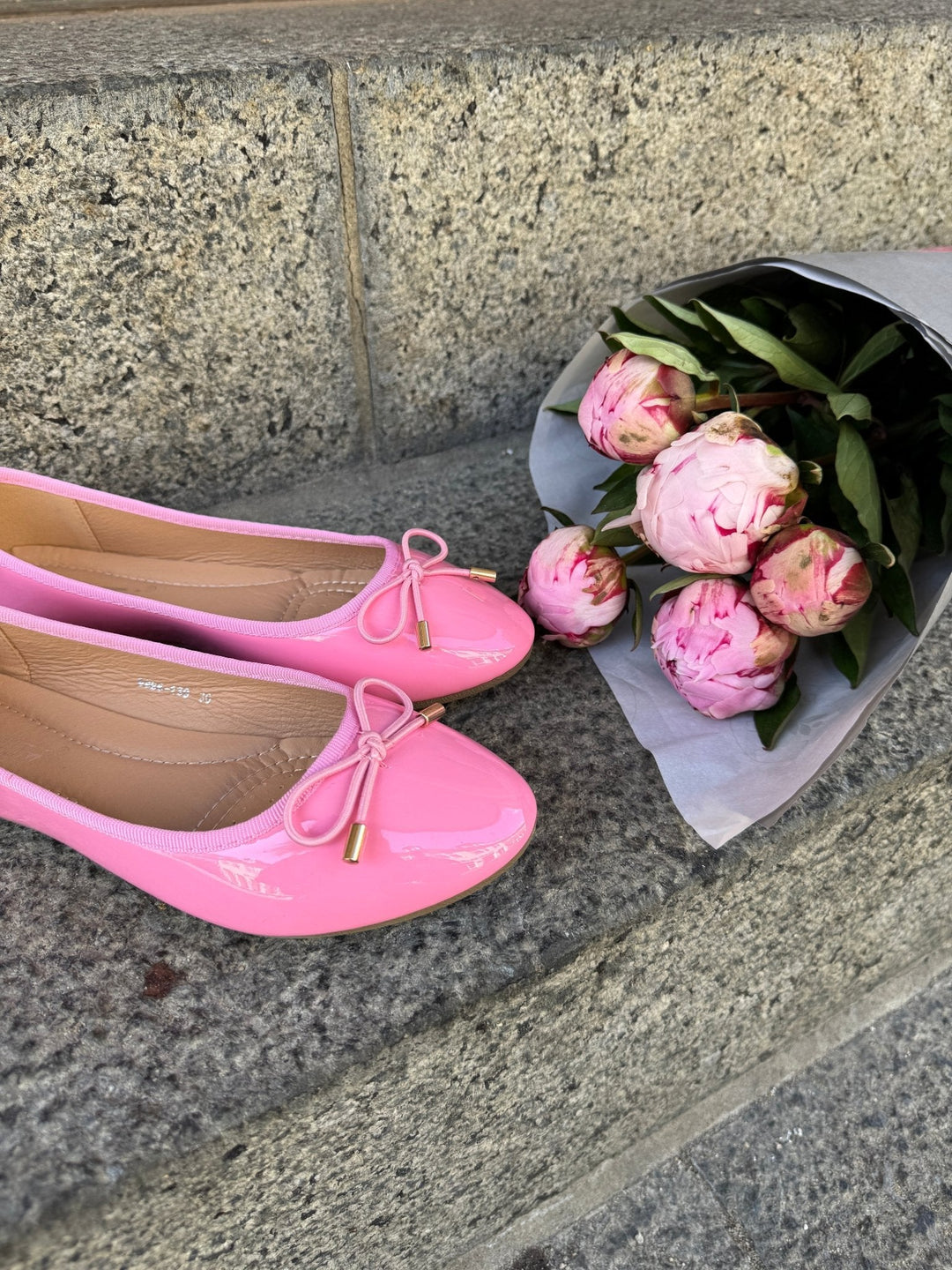 Sarah Shiny Ballerina - Pink