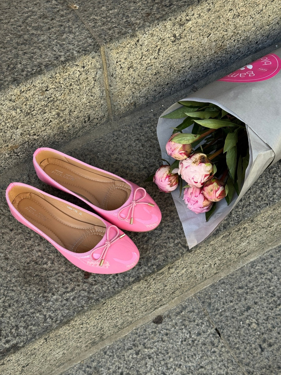 Sarah Shiny Ballerina - Pink