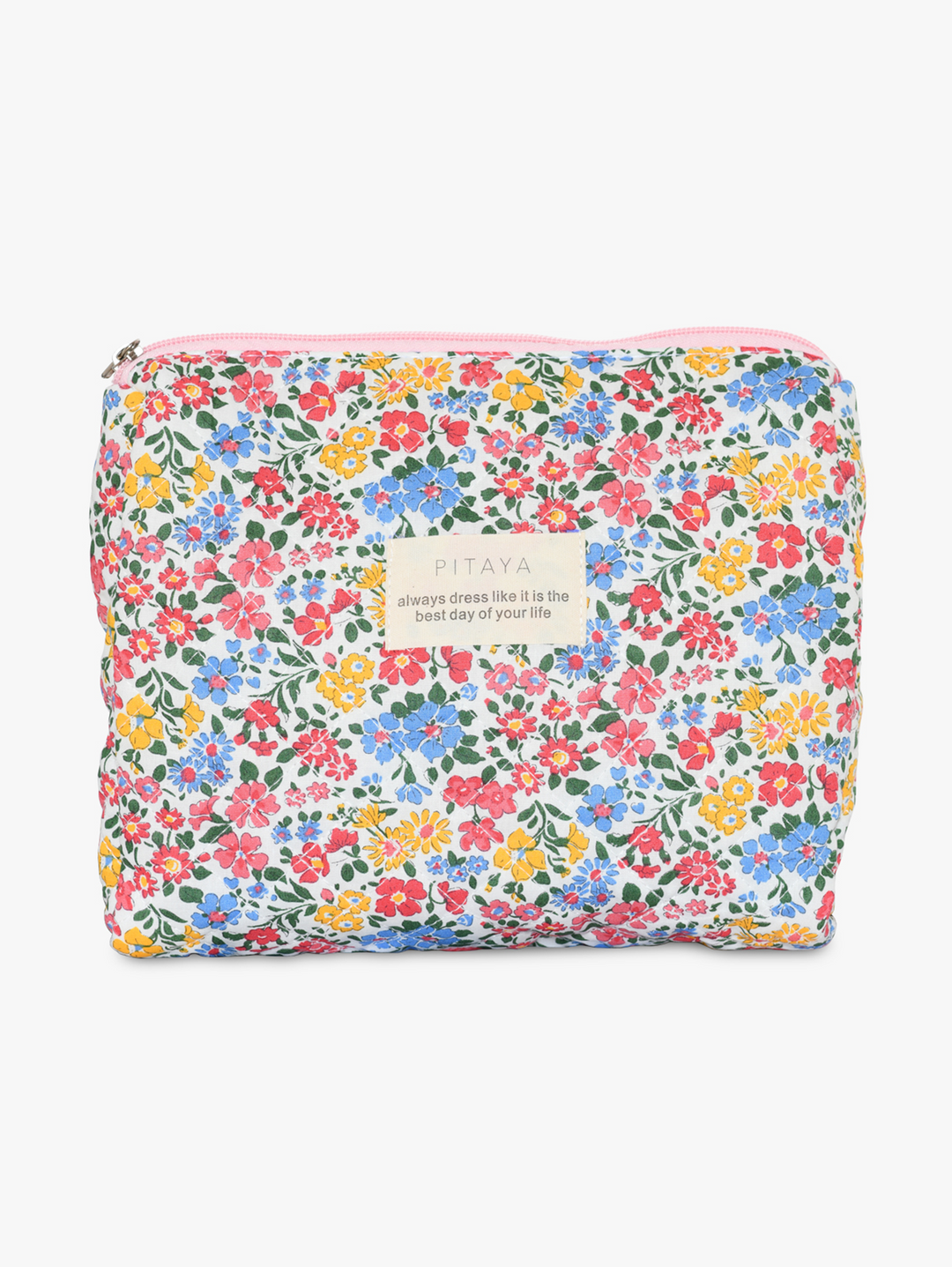 Medium Makeup Bag - Colorful Flowers